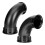 6Pièces Accessoire Port Haut-Parleur Noir Durable Pour 10