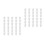 400St Silicone Tattoos Ink Cups Wit Design Voor Opslag Wit 8