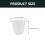 400St Silicone Tattoos Ink Cups Wit Design Voor Opslag Wit 10