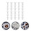400St Silicone Tattoos Ink Cups Wit Design Voor Opslag Wit 11