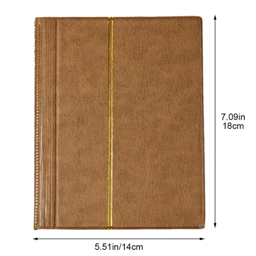20-Page Empty Stamp Collection Album for Storage and Organization 2