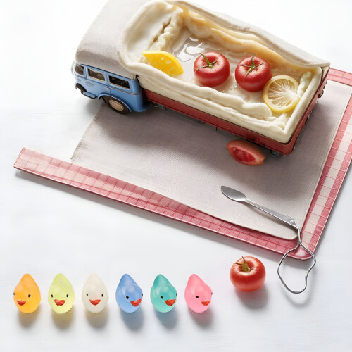 Assorted 100 Mini Duck Rubber Ducks Miniature Luminous Resin Figurines 1
