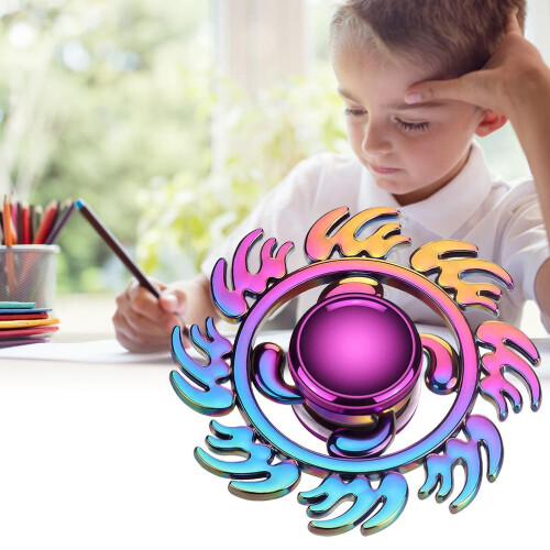 Smooth Metal Fidget Spinner for Focus ADHD 1