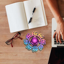 Smooth Metal Fidget Spinner for Focus ADHD