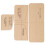 Transparent Acrylic Leather Template for DIY Wallet Making Reusable Precise Positioning Tool Durable Material High Light Transmission with 8