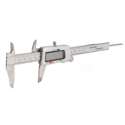 Multi Function Measuring Digital Caliper Waterproof Stainless Steel Extreme Accuracy Large LCD Screen Inch Metric Conversion Auto Off Function Zero 1