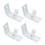 4 Pieces Blind Brackets Professional Accessories Stable Mount Bracket Holder 3