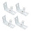 4 Pieces Blind Brackets Professional Accessories Stable Mount Bracket Holder 4