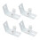 4 Pieces Blind Brackets Professional Accessories Stable Mount Bracket Holder 5
