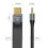 Καλώδιο USB C 5,9 ιντσών επίπεδο Ρυθμός δεδομένων 40G Γρήγορη φόρτιση 240W Μεταφορά 3