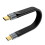 Καλώδιο USB C 5,9 ιντσών επίπεδο Ρυθμός δεδομένων 40G Γρήγορη φόρτιση 240W Μεταφορά 7