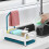 Perforation-Free Multi-Functional Kitchen Sink Drain & Storage Rack in White/Blue – Compatible with Standard Sinks 4