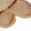 Dekorative servietter gull serviettholder legering 4 stk 6