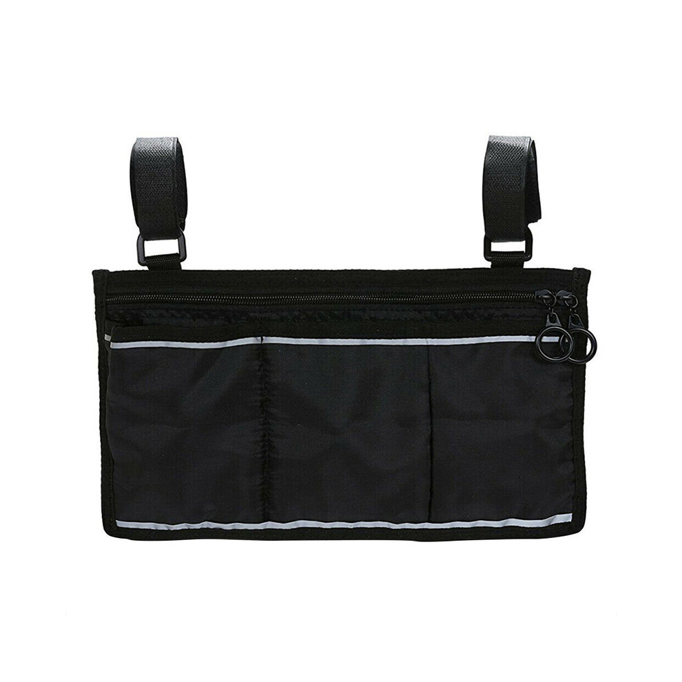 Dachuang Beauty (Black) Waterproof Wheelchair Storage Bag - Large Capacity