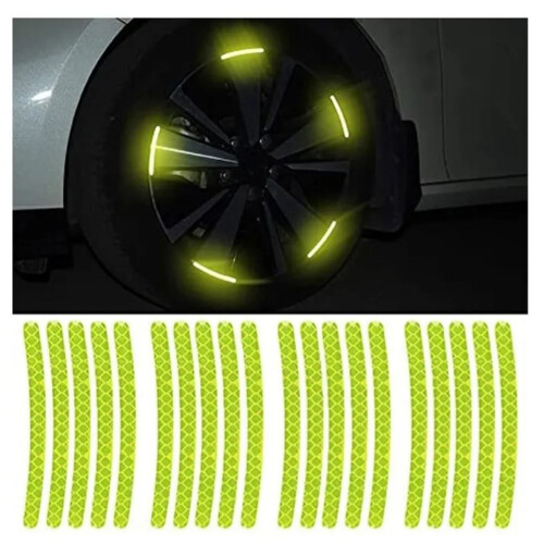 Sun Protection Car Rim Decals Strong Adhesion 2