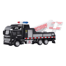 Spielzeug-Abschleppwagen aus Metall für Kinder, robuste Konstruktion mit authentischem Design, Reibungsantrieb, zu öffnendem Innenraum und
