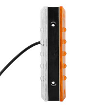 Traffic Safety Solution with Trail Marking Reflectors, Road Delineators Featuring Soft Uniform LED Light and High Strength Reflective Film, Pavement