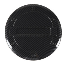Accessoire extérieur pour bouchon de réservoir d'essence automobile, élégant couvercle noir facile à installer, matériaux durables, garniture