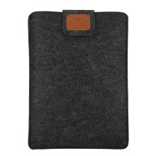 Elegante custodia sottile per laptop da 13 pollici, realizzata in feltro con finiture di pregio e fodera interna pulita, resistente, leggera e