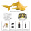 Φόρτιση USB Rc Παιχνίδι Shark Τηλεχειριστήριο Αδιάβροχο Παιχνίδι Μπάνιου Πισίνας 2