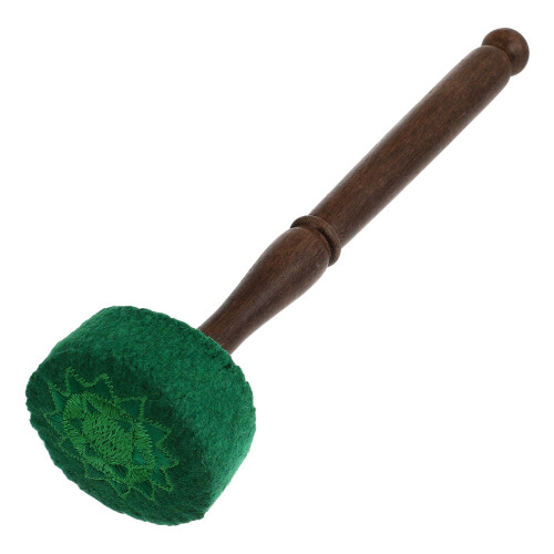 2Pièces Maillet Bois Vert Bol Chant Accessoire Bois Durable Et Élégant 1