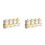 2Sets Keukenkruiden Opbergdoos Set Wit PP Stevig En 4