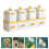 2Sets Keukenkruiden Opbergdoos Set Wit PP Stevig En 11