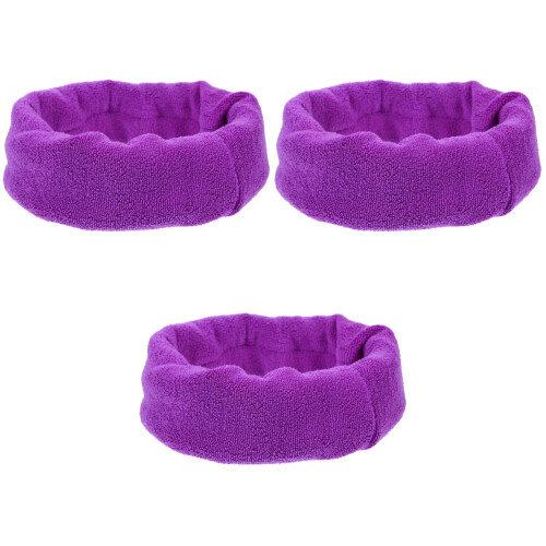 3Pièces Cache-Oreilles Multifonction Violet Doux Résistant 1