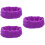 3Pièces Cache-Oreilles Multifonction Violet Doux Résistant 5