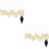 2Pcs USB LED Marry Me Letter String Lights Beige Romantic Party Light 6