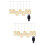 2Pcs USB LED Marry Me Letter String Lights Beige Romantic Party Light 7