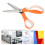 Fabric Zigzag Shears, Long Lasting Sharpness Zigzag Pattern Cutting Sewing Scissors with Soft Grip Handles & Heavy Duty Blades, Ideal for Multiple 7
