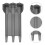 2Sets Robuste Kunststoff Darts Organizer Box Tragbar Mit Karabiner 10