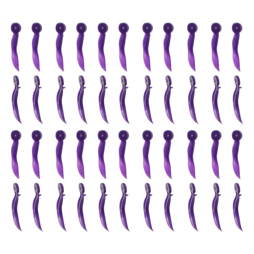 100Pcs Practical Purple Plastic Wedges for Dentist Use