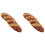 2Pcs Simulation Realistic Food Bread PU Fake Bread for Display 1