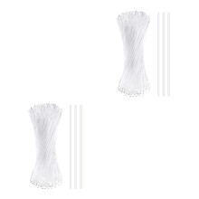 200St Reusable Transparante Lolly- En Cakepop Stokjes