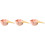 3Pcs Pink Ceramic Small Bowls Handled Kitchen Salad Dessert Containers 7