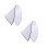 2St Compacte Witte Plastic Snijplankrand Anti-Vlek En 7