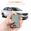 Θήκη για μπρελόκ από μαλακή TPU για Cadillac SRX/ATS/ELR/XTS (2010-2015), λευκό-χρυσό, συμβατή με 3