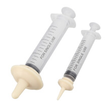 Hunde-Medizinbehälter Pumpenspender 10 ml + 30 ml mit konkav-konvexem Griff