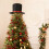 Kerst sneeuwpopmutsset van vilt met wortelneus (1 set) 3