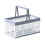 Foldable Storage Basket – Collapsible PP Organizer Bin for Kitchen, Groceries & Camping | Stackable, Ergonomic Handle | Indoor/Outdoor Use 3