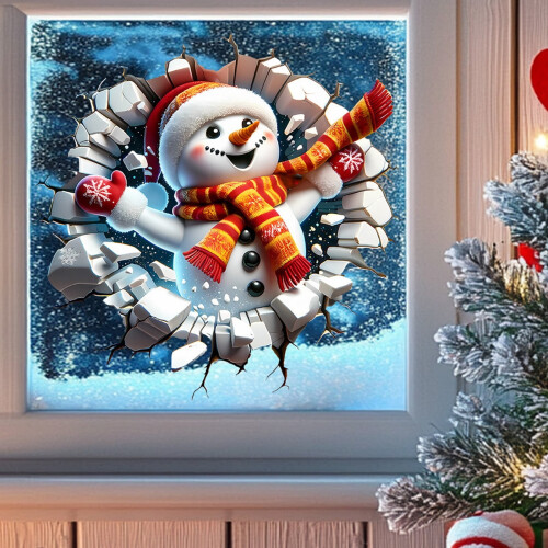 Stickers 3D de Noël pour la décoration intérieure 2026 1