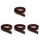 4Pcs PVC Coffee Floor Strip Self Adhesive Laminate Threshold Divider 2