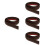 4Pcs PVC Coffee Floor Strip Self Adhesive Laminate Threshold Divider 6