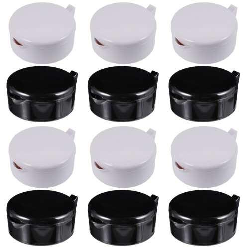 12Pcs Assorted Color Professional Ink Plates Durable Calligraphy Trays 1