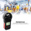 Digitaler Anemometer Windgeschwindigkeit & Temperaturmesser, LCD-Display, ABS-Material 4
