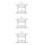 3Pcs White Miniature Pavilion Model Plastic Garden Ornament 7