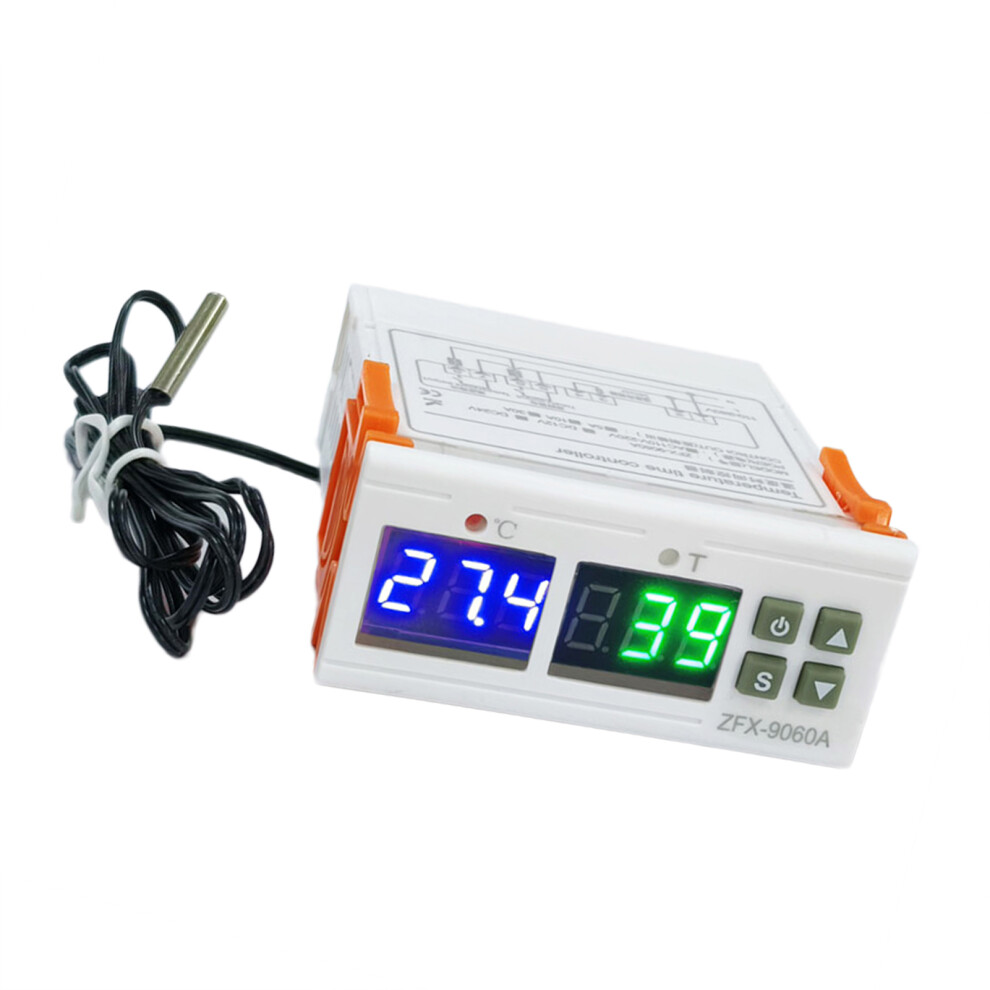 Zfx-9060A Digital Temp Controller 120C, 110-220V, 10A, Lcd Display 8071387297675