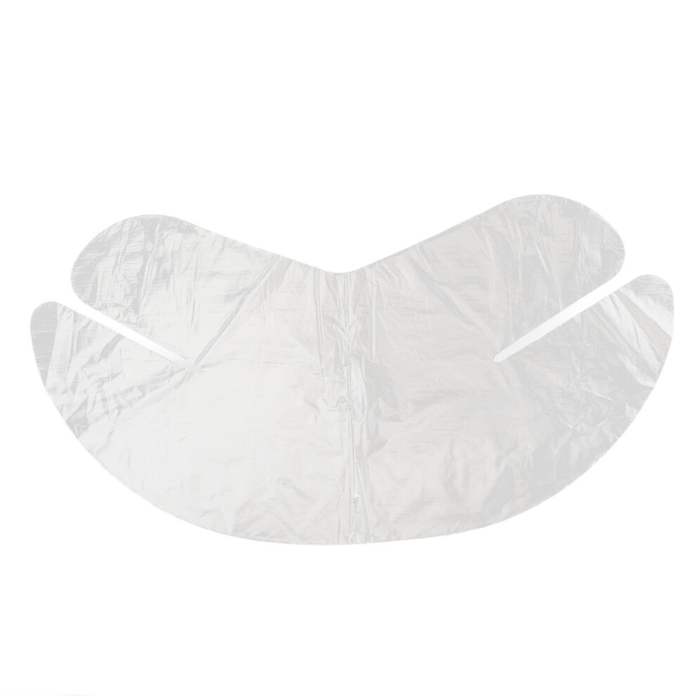 Plastic Neck Mask Sheet 200pcs Disposable Transparent Moisturising Locking Film
